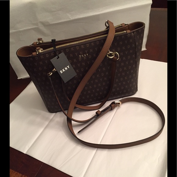 dkny heritage holiday satchel